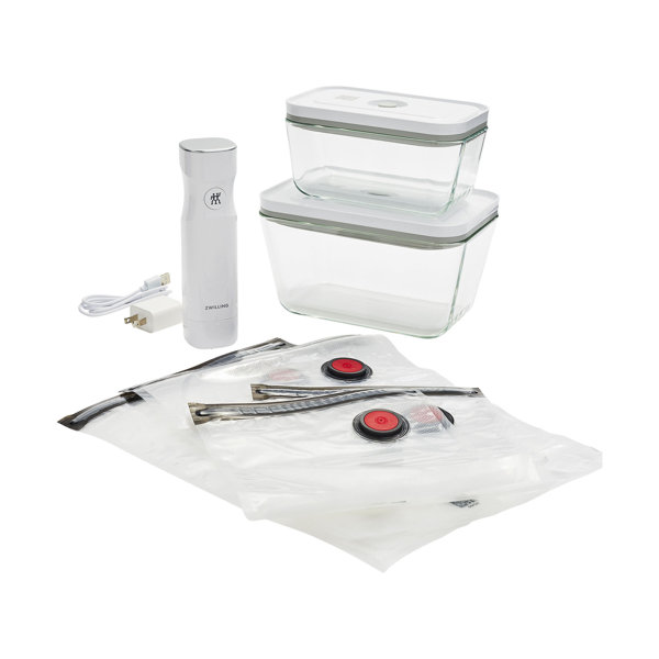 ZWILLING J.A. Henckels ZWILLING Fresh & Save 7pc Vacuum Sealer Machine Starter Set, Sous Vide